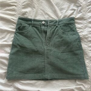 Dark Green Mini Skirt~Size Small